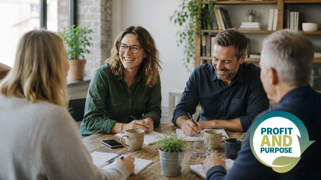 Purpose-led business owner reflecting on success beyond profit and financial performance