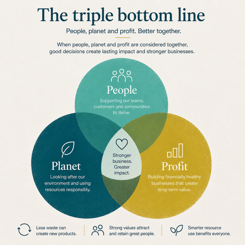 Triple Bottom Line infographic