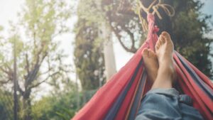 Business owner taking time away from work to switch off and gain perspective